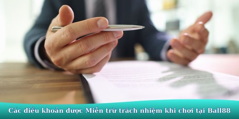 Miễn trừ trách nhiệm